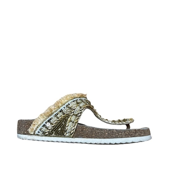Sam Edelman Olivie Embellished Satin Thong Sandal - Picture 7 of 8